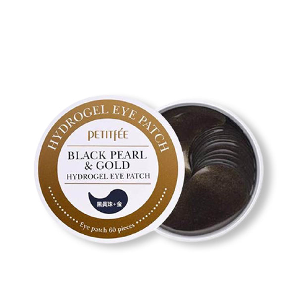 Black Pearl & Gold Hydrogel Eye Patch The Beauty Corp.
