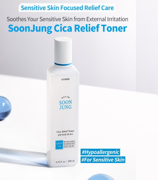 Soon Jung Cica Relief Toner 200ml