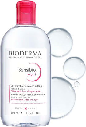Bioderma Sensibio H2O Make-Up Removing Micellar Water - Sensitive Skin, 500ml