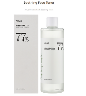 Anua Heartleaf 77% Soothing Toner 500ml