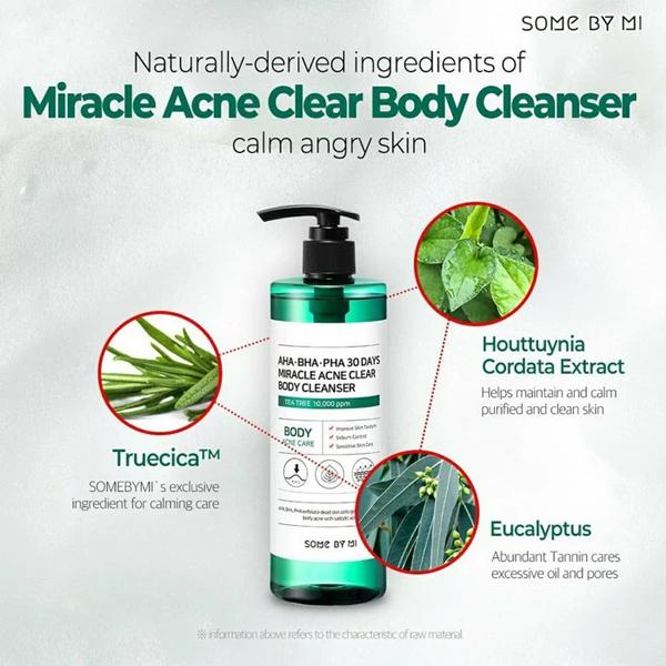 SOME BY MI AHA.BHA.PHA 30 Days Miracle Clear Body Cleanser 400g
