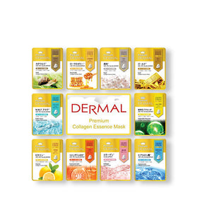 Dermal DERMAL 10 Combo Pack Premium Collagen Essence Facial Mask Sheet