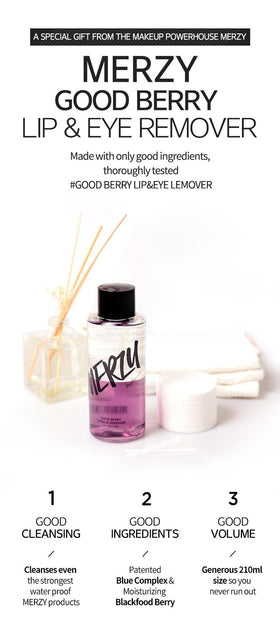 MERZY MERZY - Good Berry Lip & Eye Remover