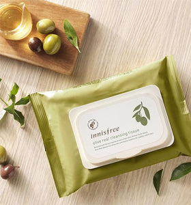 innisfree Olive Real Cleansing Tissue, 30 Sheets, (150 g)