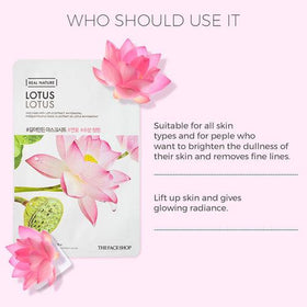 THEFACESHOP THE FACE SHOP Real Nature Lotus Face Mask