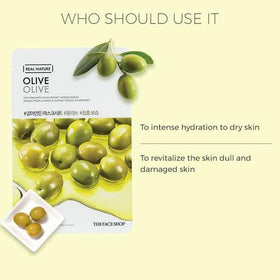 THEFACESHOP THE FACE SHOP Real Nature Olive Face Mask